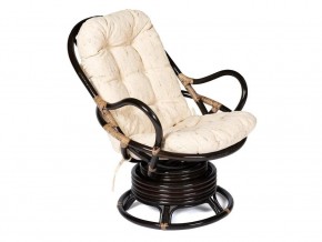 Кресло вращающееся Flores 5005 с подушкой Antique brown в Бакале - bakal.mebel74.com | фото