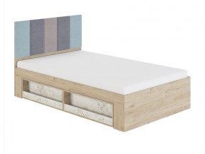 Кровать 1,2 с мягким элементом 1,2 Мод.2.1 в Бакале - bakal.mebel74.com | фото