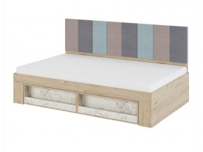 Кровать 1,2 с мягким элементом 2,0 Алиса мод.2.2 в Бакале - bakal.mebel74.com | фото