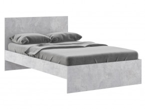 Кровать 1200 Осло модуль М12 с настилом Лайт цемент светлый в Бакале - bakal.mebel74.com | фото 1