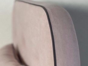 Кровать 900 Лео велюр нежно-розовый в Бакале - bakal.mebel74.com | фото 5