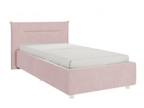 Кровать Альба 900 велюр нежно-розовый в Бакале - bakal.mebel74.com | фото