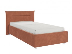 Кровать Альба 900 велюр персик в Бакале - bakal.mebel74.com | фото