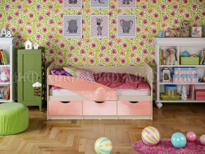 Кровать Бабочки 1600 Розовый металлик в Бакале - bakal.mebel74.com | фото