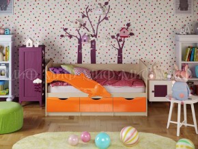 Кровать Дельфин-1 1600 Оранжевый металлик в Бакале - bakal.mebel74.com | фото
