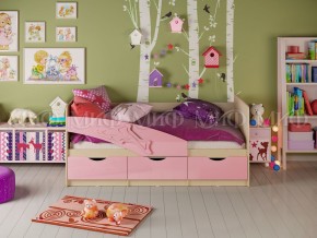 Кровать Дельфин 1600 Розовый металлик в Бакале - bakal.mebel74.com | фото