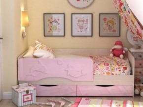 Кровать детская Алиса КР 812 розовая 1600 в Бакале - bakal.mebel74.com | фото