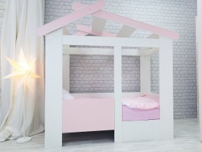 Кровать детская Теремок без ящика розовая в Бакале - bakal.mebel74.com | фото 1