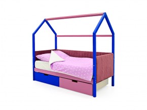 Кровать-домик мягкий Svogen с ящиками синий-лаванда в Бакале - bakal.mebel74.com | фото