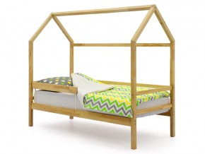 Кровать-домик Svogen с бортиком натура без покрытия в Бакале - bakal.mebel74.com | фото