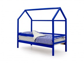 Кровать-домик Svogen с бортиком синий в Бакале - bakal.mebel74.com | фото