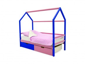 Кровать-домик Svogen с ящиками синий-лаванда в Бакале - bakal.mebel74.com | фото