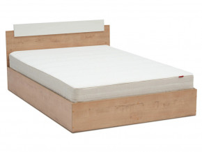 Кровать Эко 1400 вотан/белый в Бакале - bakal.mebel74.com | фото