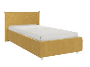 Кровать Квест 900 велюр медовый в Бакале - bakal.mebel74.com | фото 1