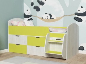 Кровать Малыш-7 Винтербер-Лайм в Бакале - bakal.mebel74.com | фото