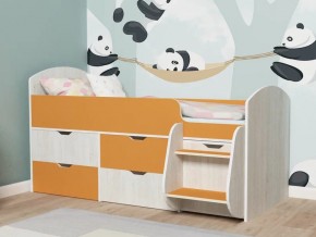 Кровать Малыш-7 Винтербер-Оранжевый в Бакале - bakal.mebel74.com | фото