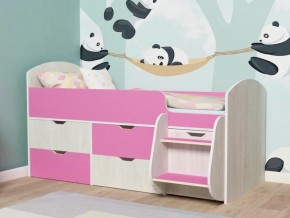 Кровать Малыш-7 Винтербер-Розовый в Бакале - bakal.mebel74.com | фото