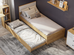 Кровать одинарная Милан выкатная с настилом в Бакале - bakal.mebel74.com | фото