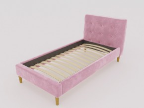 Кровать Пайли 900 розовый в Бакале - bakal.mebel74.com | фото 1
