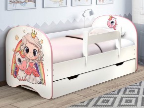 Кровать с фотопечатью с 1 ящиком Принцесса 700*1400 в Бакале - bakal.mebel74.com | фото