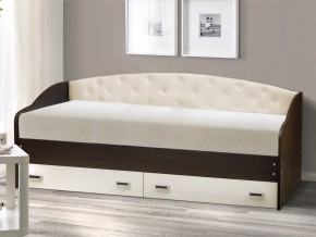 Кровать Софа 7 венге-анкор светлый 900х2000 в Бакале - bakal.mebel74.com | фото