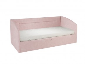Кровать софа Альба 900 велюр нежно-розовый в Бакале - bakal.mebel74.com | фото