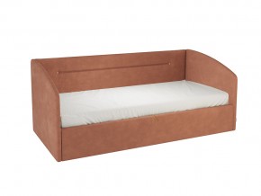 Кровать софа Альба 900 велюр персик в Бакале - bakal.mebel74.com | фото