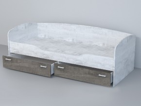 Кровать-софа Эго арт. 016 бетон светлый/камень темный в Бакале - bakal.mebel74.com | фото
