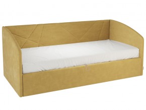 Кровать софа Квест 900 велюр медовый в Бакале - bakal.mebel74.com | фото 1