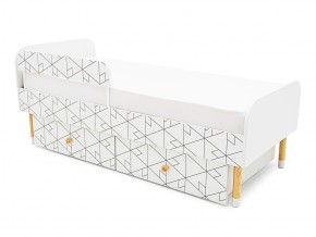 Кровать Stumpa Классика с бортиком и ящиками Холмы в Бакале - bakal.mebel74.com | фото