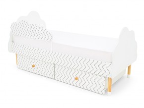 Кровать Stumpa Облако бортик и ящики рисунок Геометрия Зигзаги в Бакале - bakal.mebel74.com | фото 6