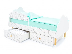 Кровать Stumpa Облако бортик и ящики рисунок Мозаика в Бакале - bakal.mebel74.com | фото 5