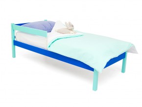 Кровать Svogen classic с бортиком мятно-синий в Бакале - bakal.mebel74.com | фото 1