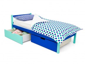 Кровать Svogen classic с ящиками мятно-синий в Бакале - bakal.mebel74.com | фото 3