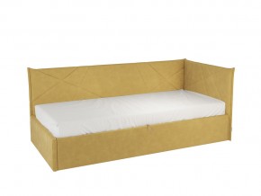 Кровать тахта Квест 900 велюр медовый в Бакале - bakal.mebel74.com | фото