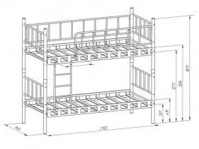 Кровать-трансформер Мальта серый с голубым в Бакале - bakal.mebel74.com | фото 2