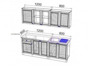 Кухня Хозяюшка 2000 фисташка в Бакале - bakal.mebel74.com | фото 2