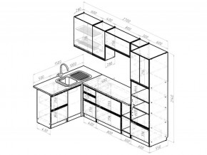 Кухонный гарнитур Адажио мега прайм 1500х2700 мм в Бакале - bakal.mebel74.com | фото 6