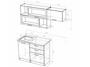 Кухонный гарнитур Алина экстра 1700 мм в Бакале - bakal.mebel74.com | фото 5