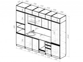 Кухонный гарнитур Амели люкс 3000 мм в Бакале - bakal.mebel74.com | фото 6