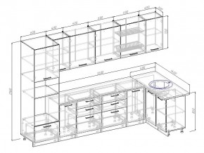 Кухонный гарнитур Антрацит 3200х1400 в Бакале - bakal.mebel74.com | фото 3