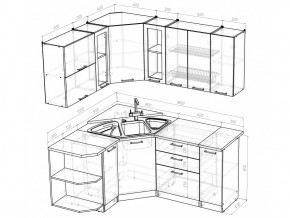 Кухонный гарнитур Кира оптима 1500х1800 мм в Бакале - bakal.mebel74.com | фото 5