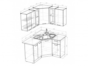 Кухонный гарнитур Лариса оптима 2 1500х1300 мм в Бакале - bakal.mebel74.com | фото 5