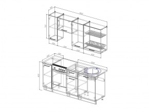 Кухонный гарнитур Лофт 1800 в Бакале - bakal.mebel74.com | фото 1