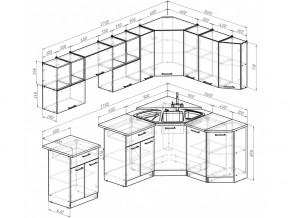 Кухонный гарнитур Ольга оптима 5 2700х1600 мм в Бакале - bakal.mebel74.com | фото 5