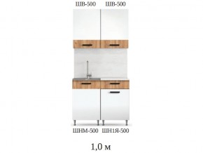 Кухонный гарнитур Рио 1000 Белый-Дуб крафт в Бакале - bakal.mebel74.com | фото 2