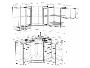 Кухонный гарнитур Симона литл 1300х2000 мм в Бакале - bakal.mebel74.com | фото 6