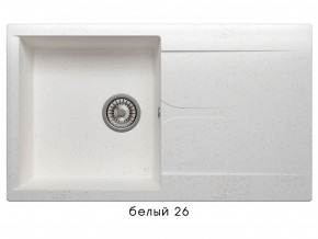 Мойка гранитная Gals-860 Белый 26 в Бакале - bakal.mebel74.com | фото