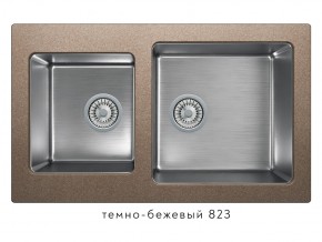 Мойка комбинированная Tolero twist TTS-840 Темно-бежевый 823 в Бакале - bakal.mebel74.com | фото