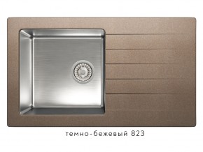 Мойка комбинированная Tolero twist TTS-860 Темно-бежевый 82 в Бакале - bakal.mebel74.com | фото